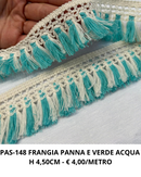 PAS-148 FRANGIA PANNA E VERDE ACQUA H 4,50CM