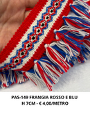 PAS-149 FRANGIA ROSSO E BLU H 7CM