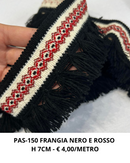 PAS-150 FRANGIA NERO E ROSSO H 7CM
