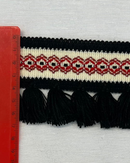 PAS-150 FRANGIA NERO E ROSSO H 7CM