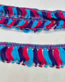 PAS-152 FRANGIA FUCSIA, VIOLA E TURCHESE H 6CM