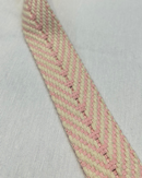 PAS-155 CINTA PANNA E ROSA H 3.50CM