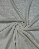 PILE CINIGLIATO - BIANCO GLITTER ARGENTO