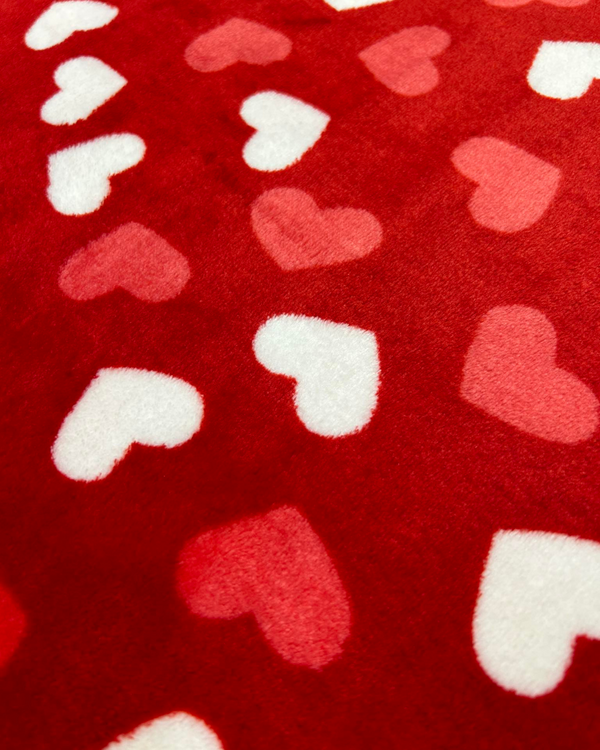 PILE CINIGLIATO - CUORE FONDO ROSSO