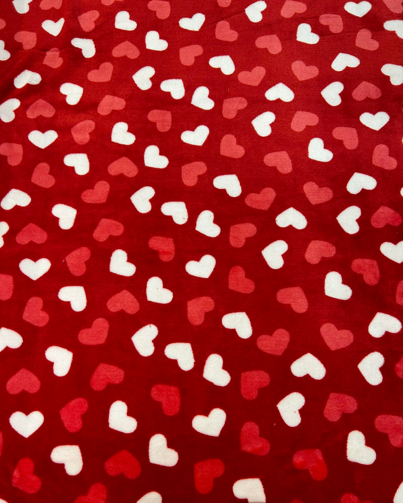 PILE CINIGLIATO - CUORE FONDO ROSSO