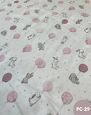 PIQUET DI COTONE PRIME - PC-29 CONIGLIETTO PALLONCINO ROSA