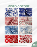 MISTO COTONE 582 - POIS VARI COLORI