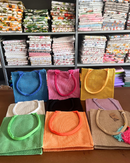 BORSE PICCOLE IN JUTA 25x25 - VARI COLORI