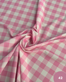 SATIN - 42 QUADRO ROSA 2CM