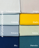 SPUGNA PIQUET NIDO D'APE - VARI COLORI