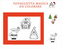 TOVAGLIETTA MAGICA DA COLORARE - BABBO NATALE TRIS