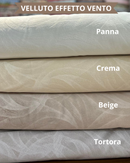 VELLUTO EFFETTO VENTO H 280CM - 9 COLORI