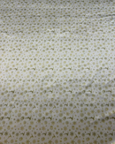 VELLUTO STAMPATO - FONDO PANNA RENNA ORO