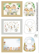 PANNELLO SET COLAZIONE - FANTASIA GIUNGLA/CIRCO