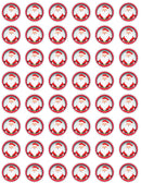 PANNELLO NATALIZIO - PALLINA BABBO NATALE