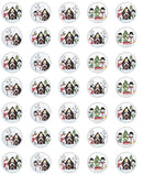 PANNELLO NATALIZIO - PALLINA CASETTA E PUPAZZO DI NEVE