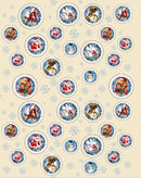 PANNELLO NATALIZIO - PALLINA BABBO NATALE E ORSETTO