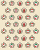 PANNELLO NATALIZIO - PALLINA GNOMO ROSSO