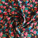 VISCOSA - 053 FIORI CON FONDO MICROPOIS