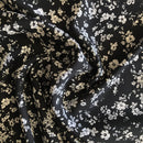 VISCOSA - 056 FIORELLINO BIANCO FONDO NERO