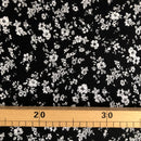 VISCOSA - 056 FIORELLINO BIANCO FONDO NERO