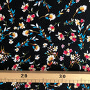 VISCOSA - 058 FIORI E RAMI FONDO NERO