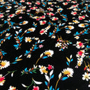 VISCOSA - 058 FIORI E RAMI FONDO NERO