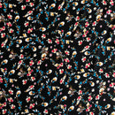 VISCOSA - 058 FIORI E RAMI FONDO NERO