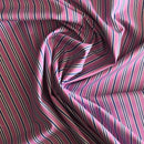 POPELINE DI COTONE FANTASIA - 062 RIGA ALTERNATA ROSA E CELESTE