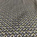 POPELINE DI COTONE FANTASIA - 073 ASTRATTO VERDE FONDO BIANCO