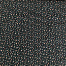 POPELINE DI COTONE FANTASIA - 078 FIORELLINI E RAMI FONDO BLU