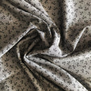 POPELINE DI COTONE FANTASIA - 093 LIBELLULA FONDO GRIGIO