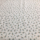 COTONE 100% - 112 FIORELLINI VERDE ACQUA