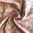 COTONE 100% - 120 BIMBA BALLERINA PALLONCINI FONDO ROSA