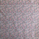 COTONE 100% - 121 FIORELLINI ROSA E LILLA FONDO BIANCO