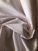 COTONE 100% - 132 CUORICINO POIS ROSA - DUE VARIANTI