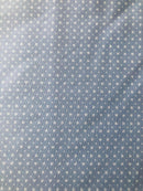 COTONE 100% - 133 CUORICINO POIS CELESTE - DUE VARIANTI