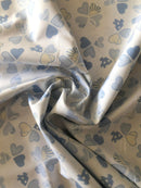 COTONE 100% - 134 CUORICINO FANTASIA - DUE VARIANTI