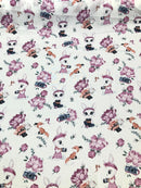 MISTO COTONE - 154 CONIGLIETTA FOTOGRAFA ROSA