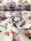 MISTO COTONE - 154 CONIGLIETTA FOTOGRAFA ROSA