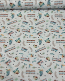 COTONE 100% - 184 TRENINO E CASETTA