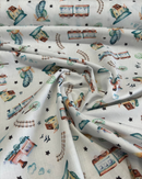 COTONE 100% - 184 TRENINO E CASETTA