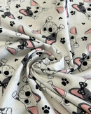 COTONE 100% - 194 BULLDOG FIOCCHETTO A POIS