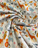 COTONE 100% - 198 ANIMALI GIUNGLA