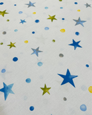 COTONE 100% - 226 STELLA E POIS CELESTE