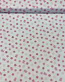 COTONE 100% - 239 ORSETTO ROSA FONDO MICROPOIS