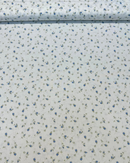 COTONE 100% - 242 ROSELLINA BLU FONDO BIANCO