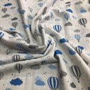 GARZA DI COTONE - 094 MONGOLFIERA NUVOLETTA - DUE VARIANTI