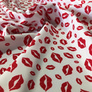 MON-119 BACIO ROSSO FONDO BIANCO