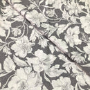 COTONE ARREDAMENTO - 295 FIORE GRANDE BIANCO DUE VARIANTI